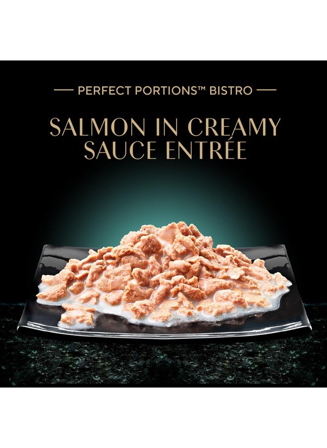 Sheba Sheba Perfect Portions Bistro Adult Wet Cat Food, Salmon in Creamy Sauce Entree, (24) 2.6 oz. Twin-Pack Trays  - Image 2