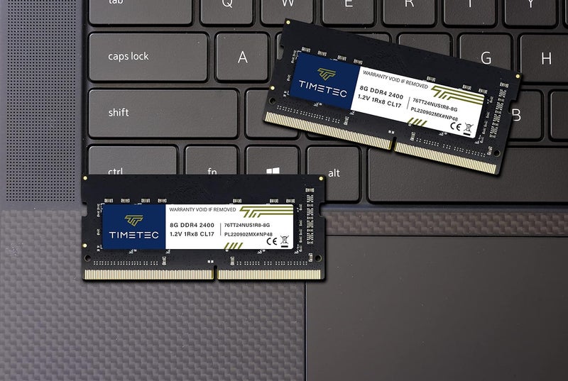 Timetec ذاكرة كمبيوتر محمول 8 جيجابايت DDR4 2400 ميجاهرتز (DDR4-2400) PC4-19200 (PC4-2400T) غير متوازنة وغير مخزنة 1.2 فولت CL17 1Rx8 رينك واحد 260 دبوس SODIMM ترقية RAM (8 جيجابايت) - Image 4