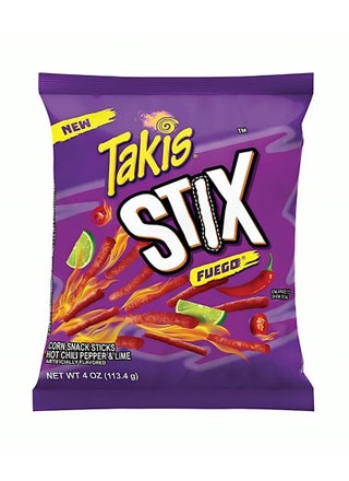 Stix Fuego Hot Chili Pepper & Lime Corn Sticks