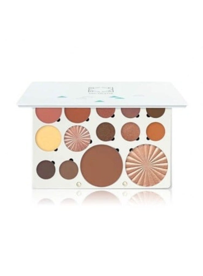 Boho Face Full Makeup Palette Multicolor