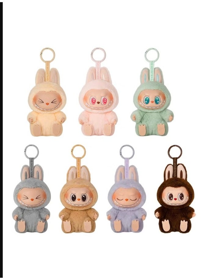 POP MART (Blind Box) Labobo soft stuffed doll, comes in multiple styles, as a stylish and beautiful accessory, has many uses for children and adult girls, equipped with a hanging ring, perfect as a keychain or bag decoration  - Image 2