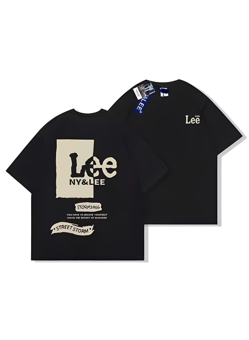 LEE New Fashionable Casual LEE Co Branded T-shirt