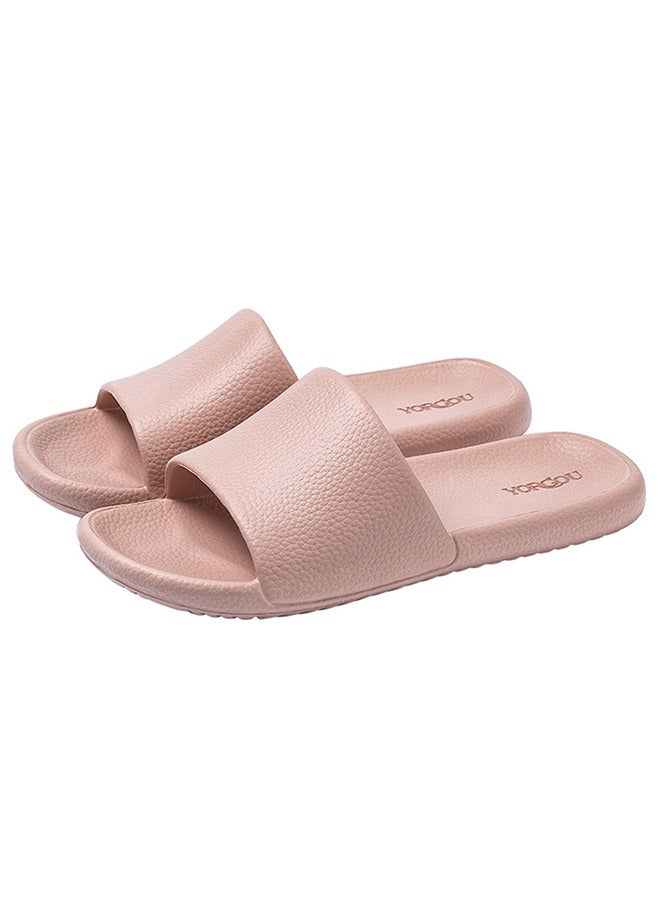 YORGOU Non-Slip Bathroom Slippers for Men and Women Large Size Quick Drying Shower Shoes Soft Comfortable Sole Slide On Sandals for Indoor Outdoor Daily Use - Image 1