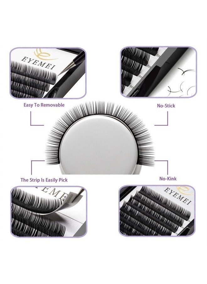 EYEMEI - Eyelash Extensions 0.15mm D Curl 8-15mm Mixed Tray Faux Mink Individual Eyelashes Professional Light Lash Extension Perfect Supplies for Salon by EYEMEI (0.15-D-MIXED) - Image 1