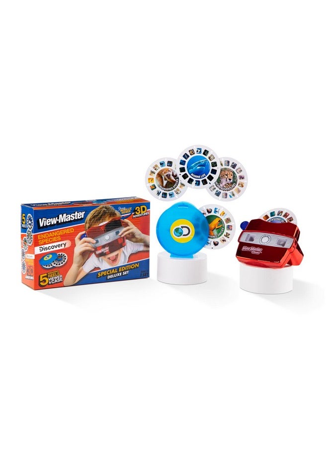 Basic Fun View Master Classic with Discovery Kids Reels - Metallic Viewfinder with 5 Reels Included - STEM, Retro, Nature Learning Toy for Kids and Adults, Toddlers, Ages 3+  - Image 1