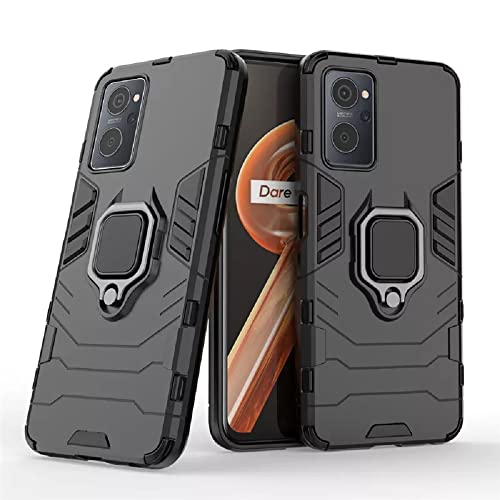 Spazy Case® Oppo K10 Back Cover | Dual Layer Armor Defender Full Body Protective + PC Hybrid Kickstand Back Case for Oppo K10 - Image 1