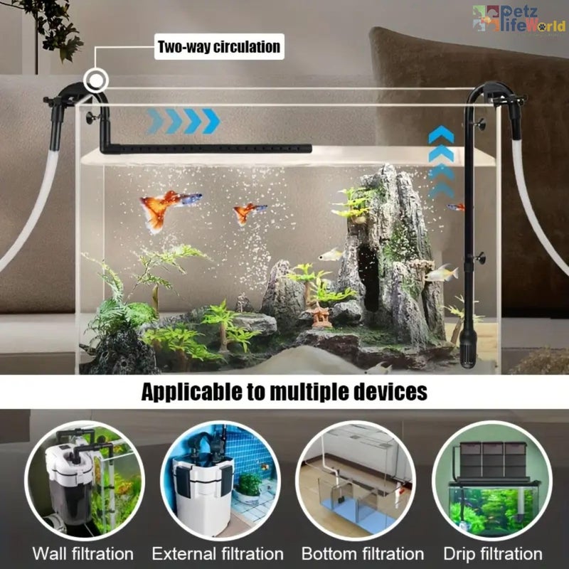 VAYINATO Sun-Sun Canister Filter Spare Plastic Inlet and Outlet Pipe Set Aquarium Filter Accessories (HW-304A/304B) - Image 4