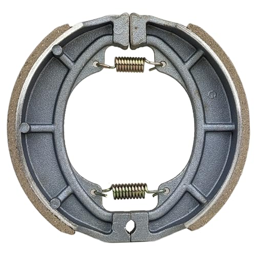 RedCap 125mm Rear Drum Brake Shoes Pads Replacement for 50cc 110cc 125cc 150cc 250cc Scooters Mopeds ATVs GoKarts Fits GY6 QMIQMJ 152157 Engines Sunl TaoTao Roketa Jonway Peace Baotian Quad Bikes - Image 1