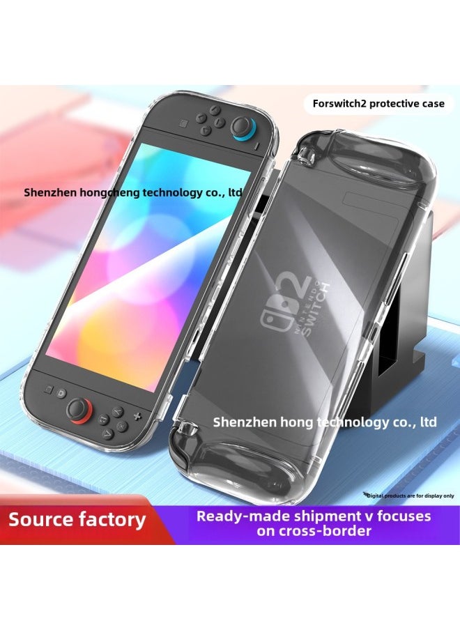Generic Nintendo Switch2 Protective Case Anti-drop Case Switch2 Game Machine Transparent All-inclusive Protective Case-Model:Transparent-switch2 Protective Case  - Image 2