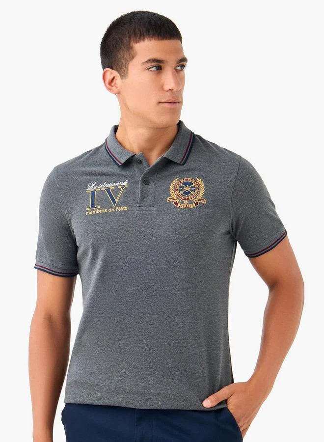 سبلاش فيڤ تيشيرت بولو مطرز