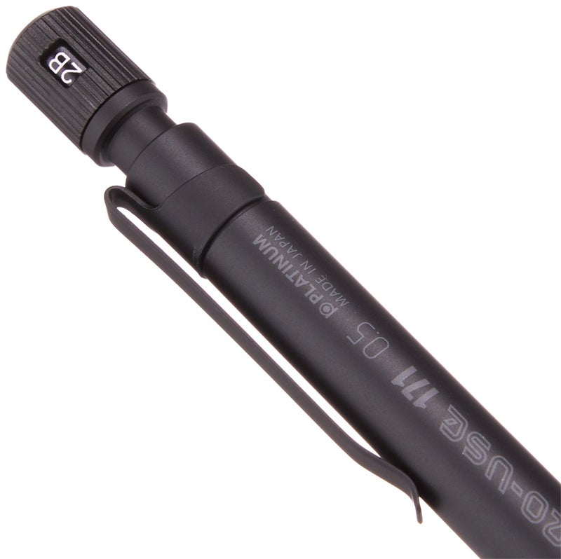 Platinum Pro Use 171 Mechanical Pencil Matt Black 0.5 mm, MSDA-2500B - Image 3