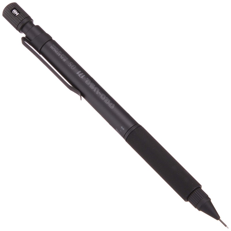 Platinum Pro Use 171 Mechanical Pencil Matt Black 0.5 mm, MSDA-2500B - Image 5