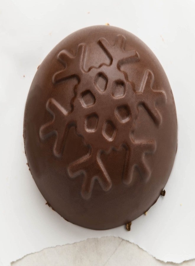 Mobi Hot Chocolate Cocoa Bombs Silicone Mold, Snowflake, for Making 3 "Bombs" - Image 2