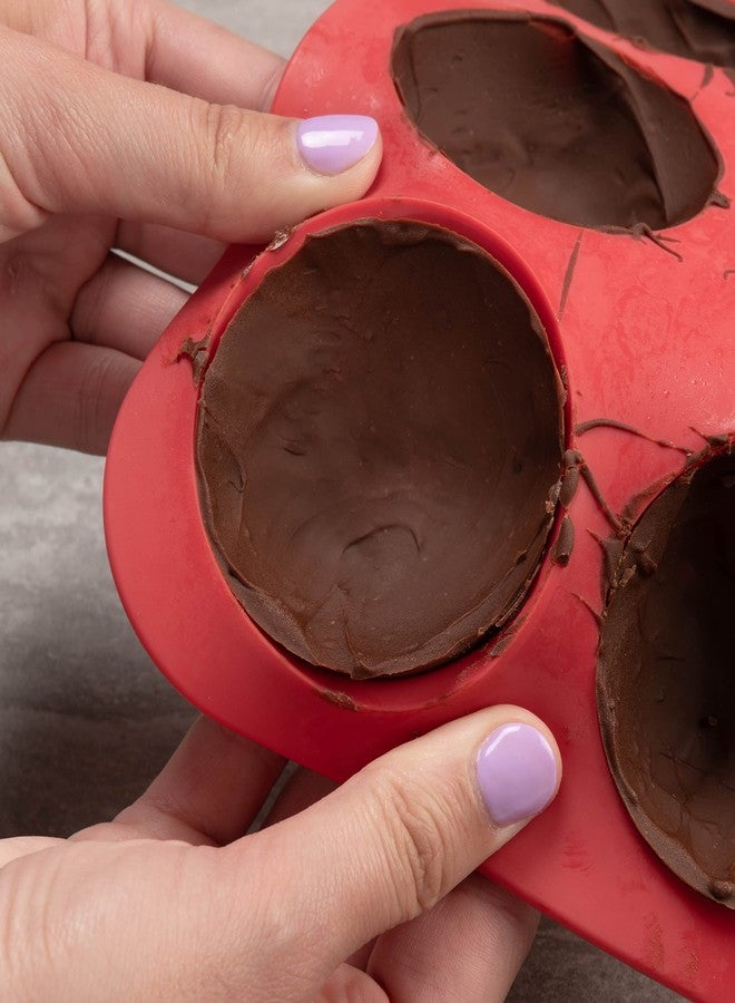 Mobi Hot Chocolate Cocoa Bombs Silicone Mold, Snowflake, for Making 3 "Bombs" - Image 5