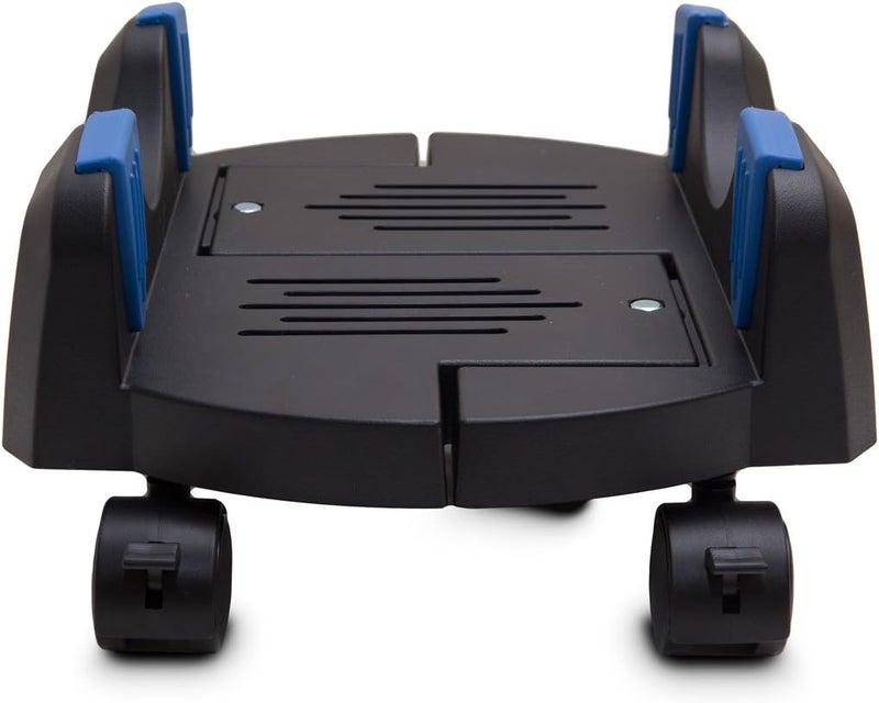 Syba I/O CREST Plastic Computer Floor Stand for ATX Case with Adjustable Width from 6.9" to 12" with Locking Caster Wheels - Image 2
