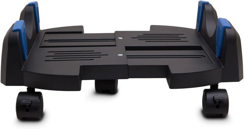 Syba I/O CREST Plastic Computer Floor Stand for ATX Case with Adjustable Width from 6.9" to 12" with Locking Caster Wheels - Image 3