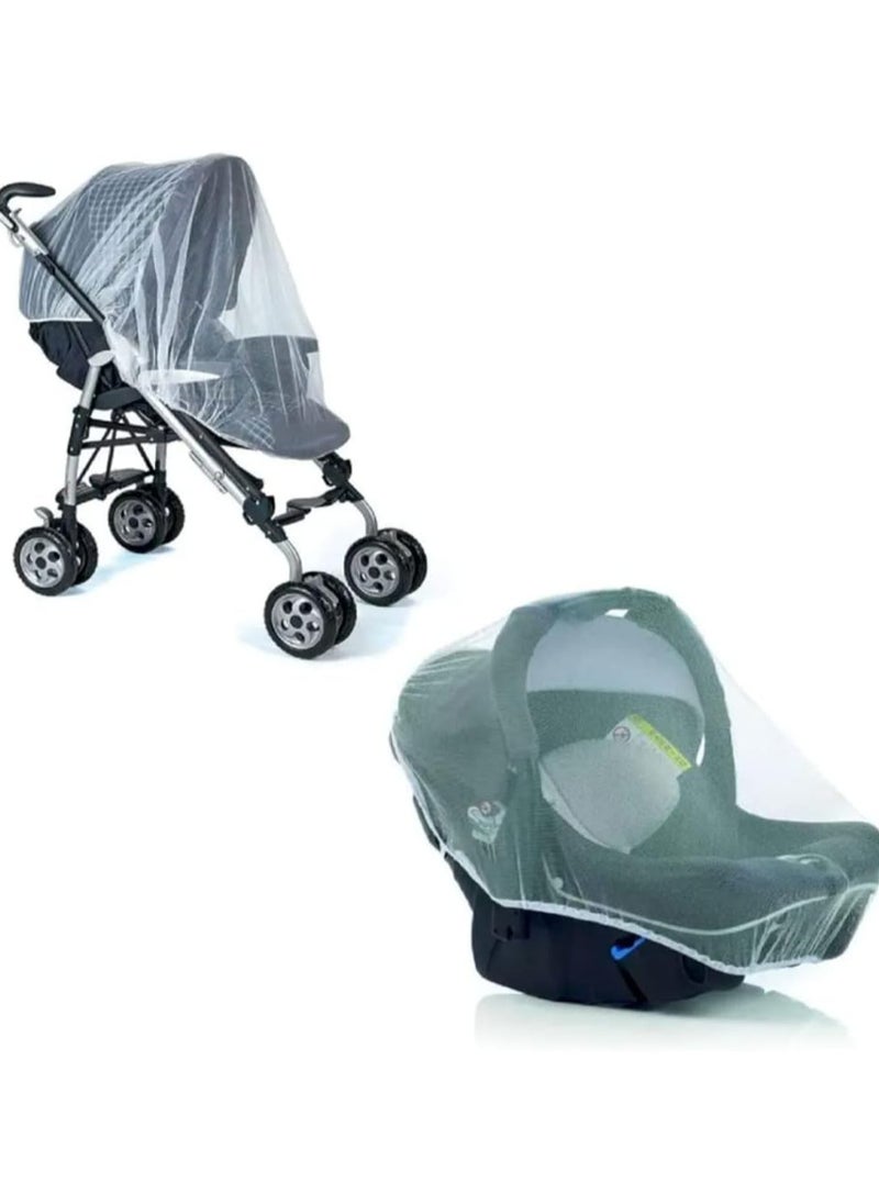 Moro Moro Universal Baby Mosquito Net for Strollers & Carriers – Breathable, Elastic Fit  - Image 4