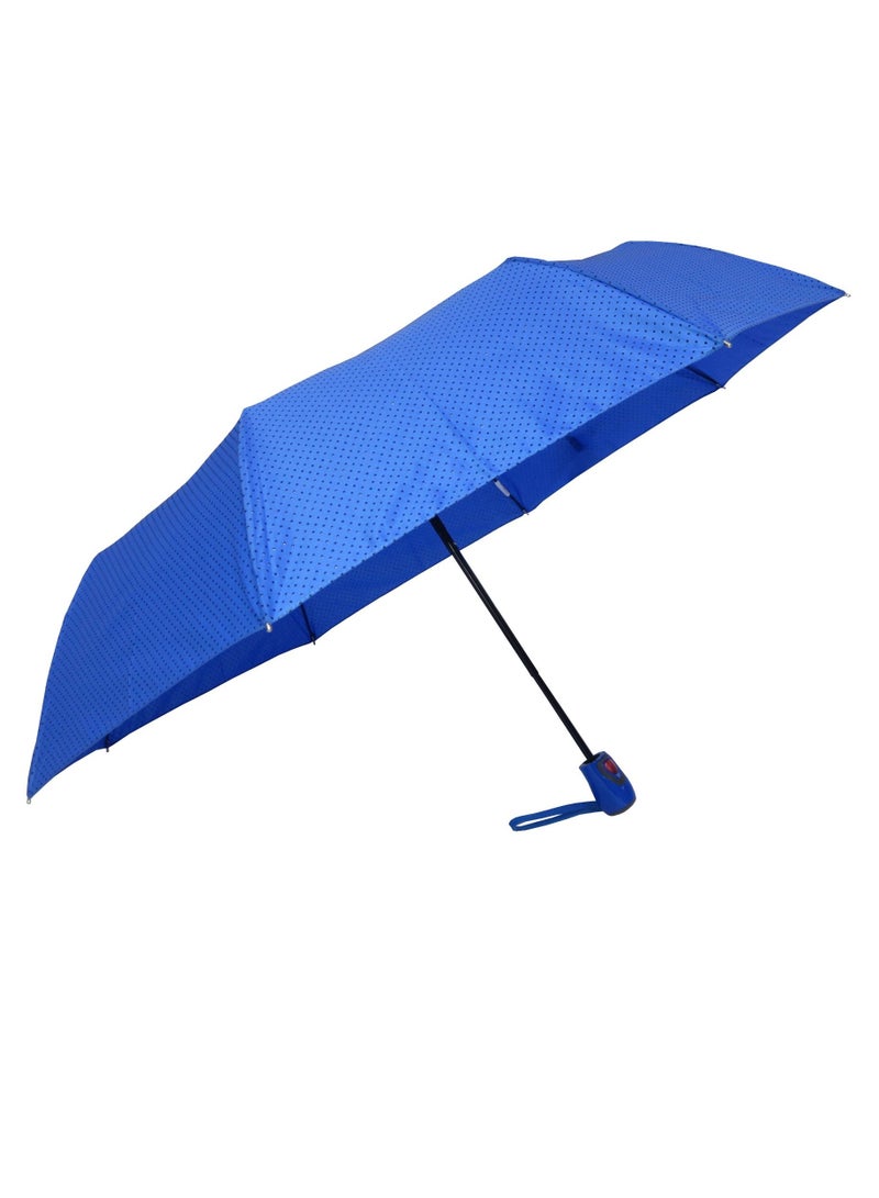 Hello 3 Fold Automatic Open Umbrella with Heat Transparent Dot - Image 1