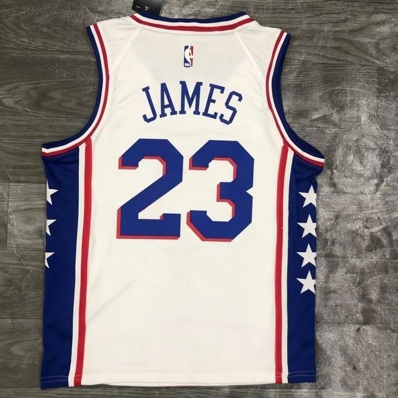 SIXER Men LeBron James #23 Philadelphia 76ers Basketball Jersey Breathable Sports Fan Jersey-Men Women - Image 2
