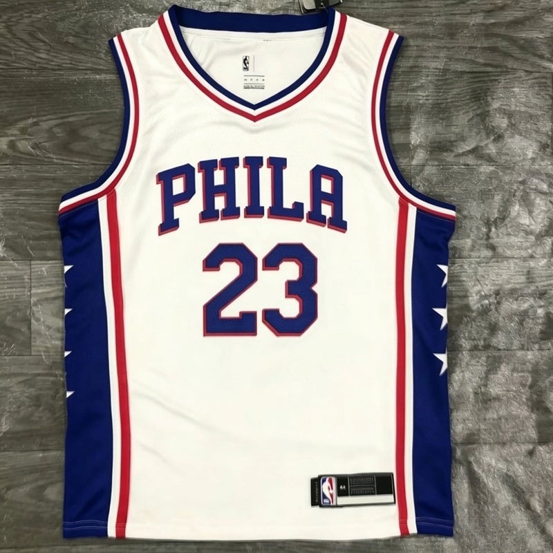 SIXER Men LeBron James #23 Philadelphia 76ers Basketball Jersey Breathable Sports Fan Jersey-Men Women - Image 1