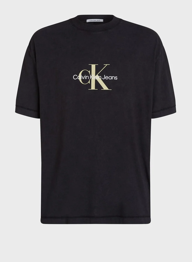 Calvin Klein Jeans Logo Crew Neck T-Shirt