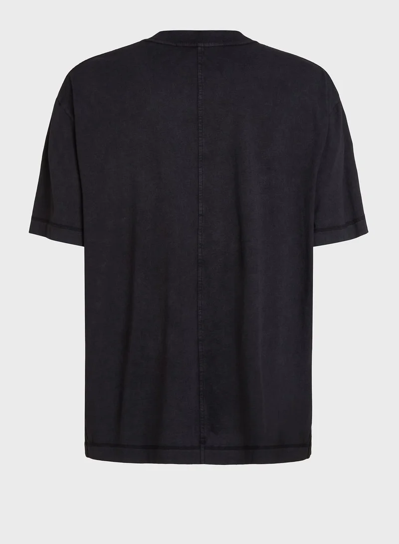 Calvin Klein Jeans Logo Crew Neck T-Shirt