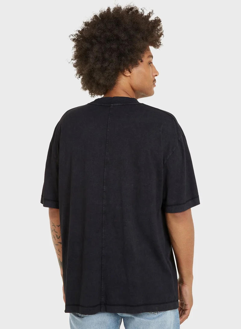 Calvin Klein Jeans Logo Crew Neck T-Shirt