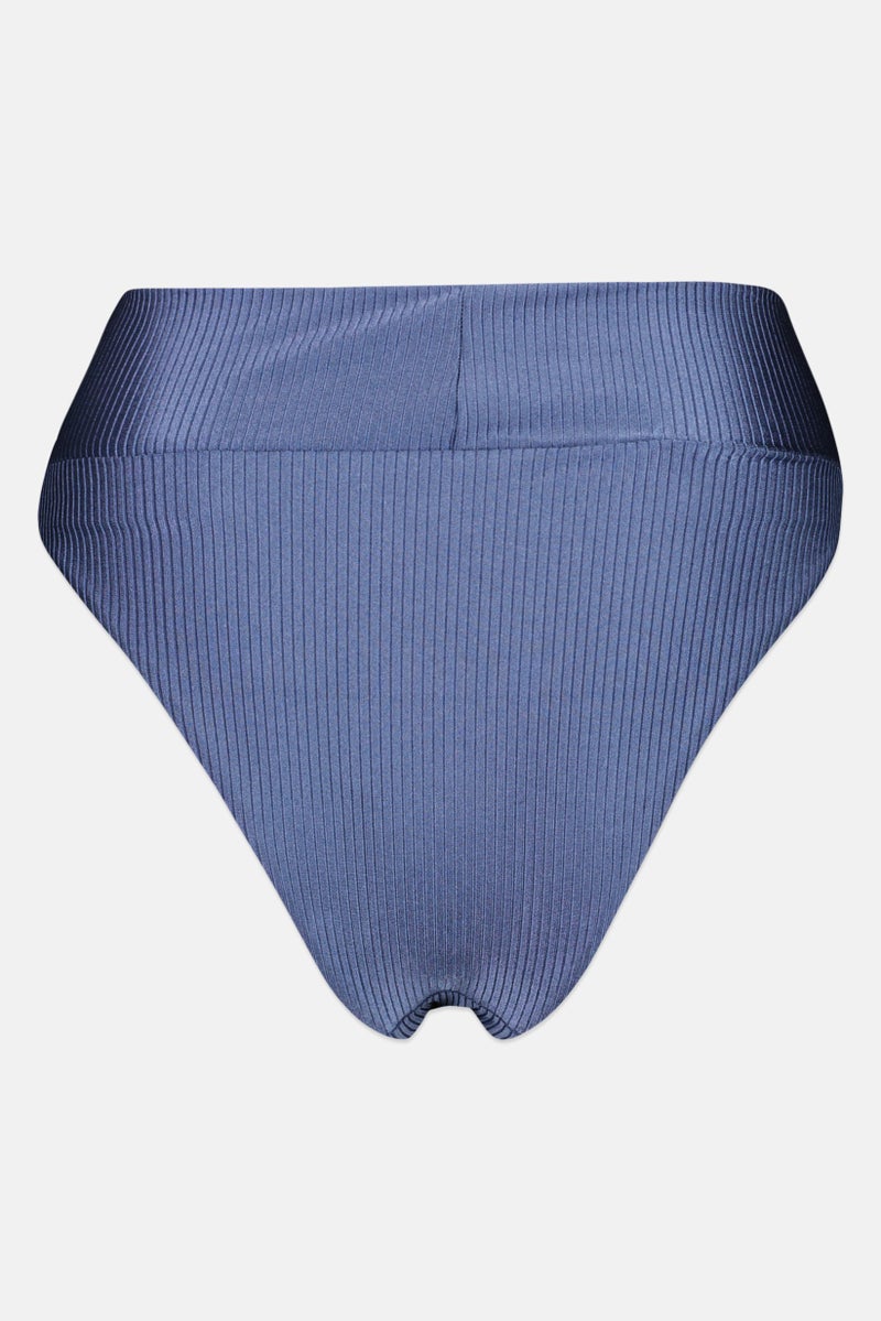 Aerie Women Metallic Print Pull On Panty, Teal Blue  - Image 3