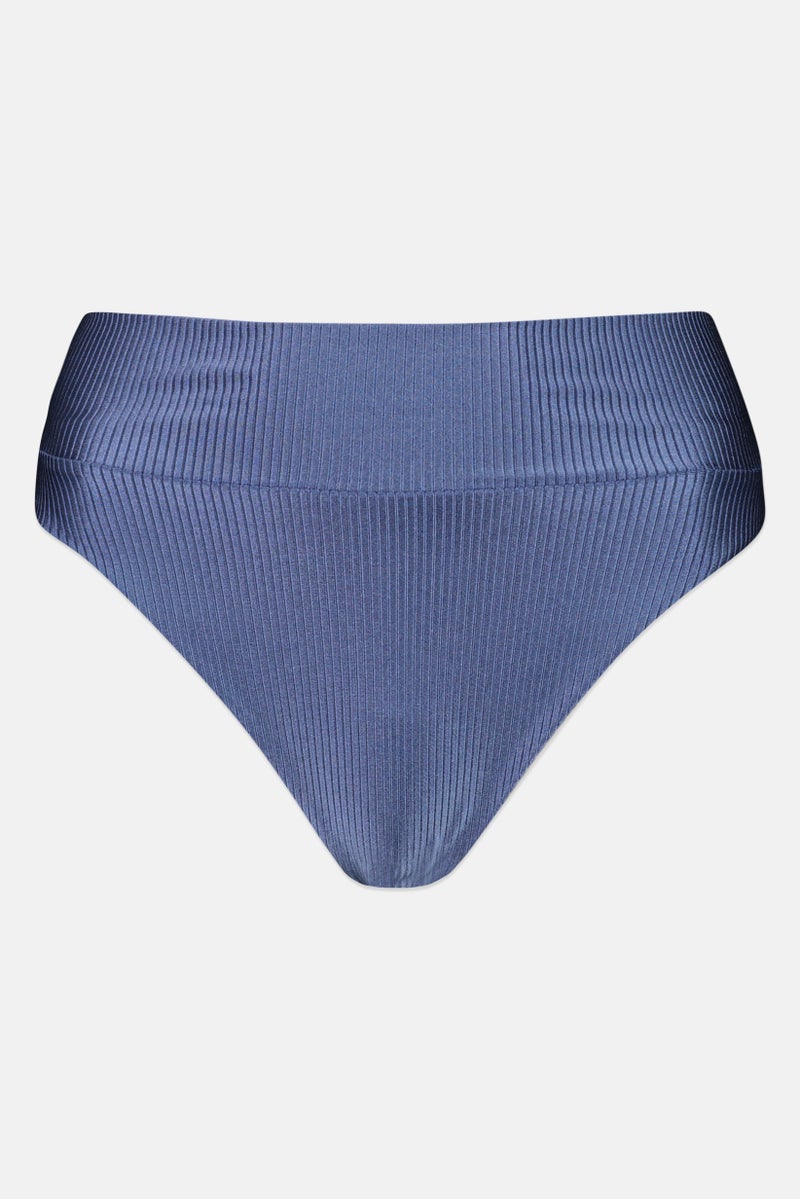 Aerie Women Metallic Print Pull On Panty, Teal Blue  - Image 2