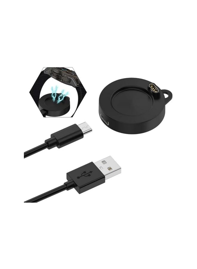 S-TOP Universal Connected Wireless Fast Charging Dock for Garmin Venu X1 Quatix 8 Fenix 8 7 6 5 Tactix 8 Forerunner 570 970 Vivoactive Smartwatches and More (Adapter) - Image 2