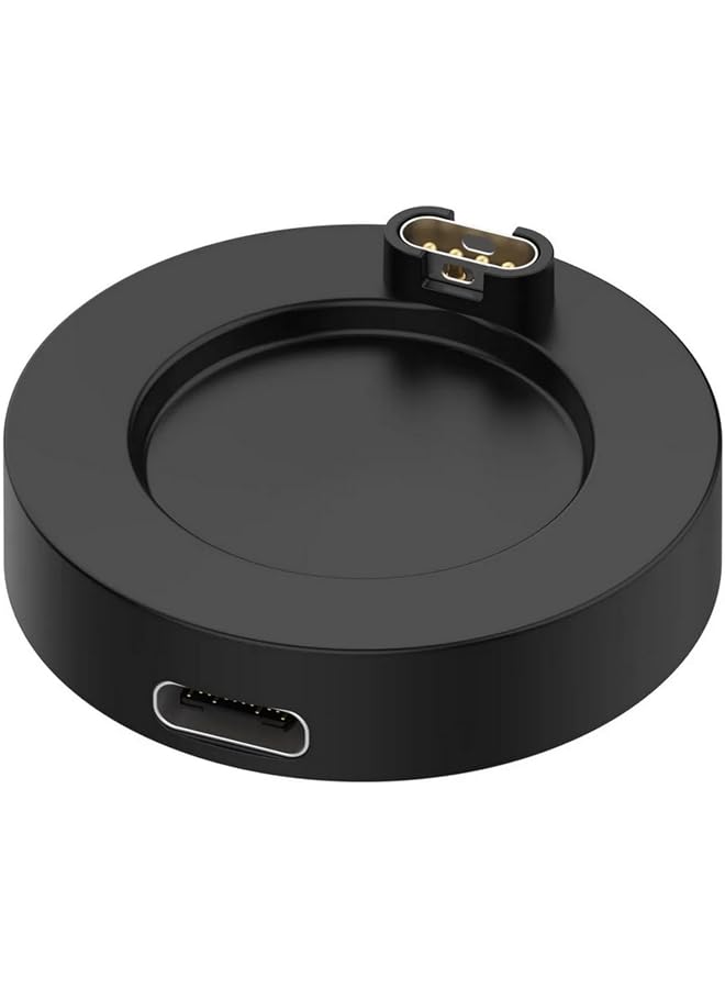 S-TOP Universal Connected Wireless Fast Charging Dock for Garmin Venu X1 Quatix 8 Fenix 8 7 6 5 Tactix 8 Forerunner 570 970 Vivoactive Smartwatches and More (Adapter) - Image 1