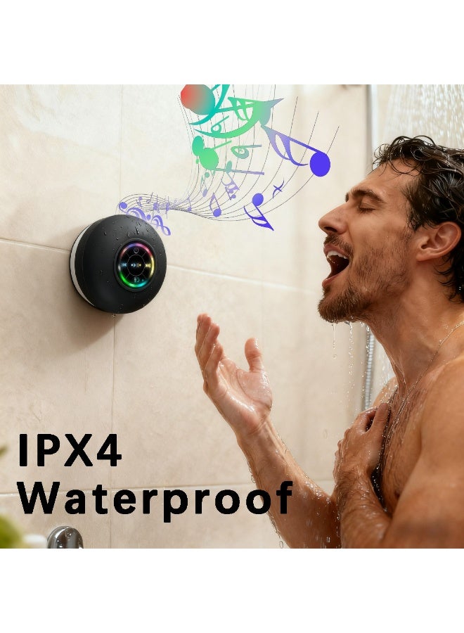 ACYYH Portable Bluetooth Speaker with LED Lights, Built  in Microphone, USB Charging, Compact Design - Image 3