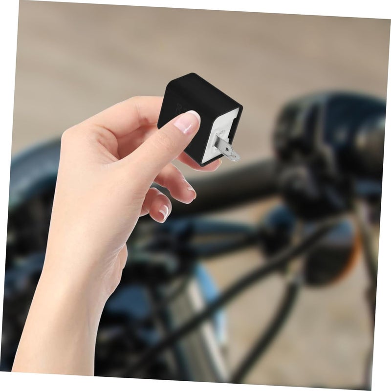 PRETYZOOM 4 قطع إشارة دراجة نارية قابلة للتعديل، مرحل LED، دائرة إلكترونية، مؤشر الأداء - Image 4