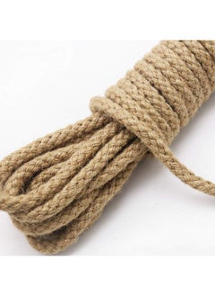 Braided Jute Rope 25 Feet 11mm Thick Twine Rope for Crafting Cat Scratching Gardening Bundling and Macrame Projects - pzsku/Z4013A4A445A6729EE766Z/45/_/1720588937/5354a1d4-18ea-4382-8f8c-0d43dce364f5