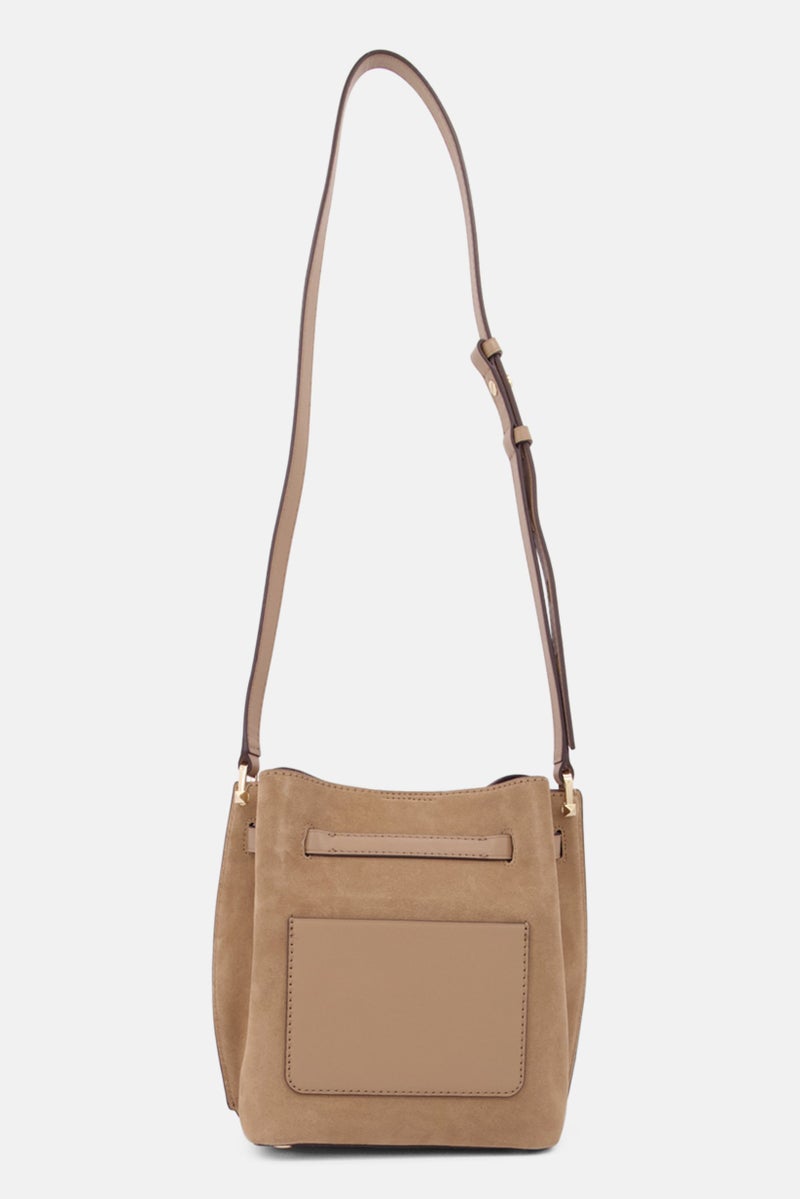 Michael Kors Women Brand Logo Cross Body Bag 25 H x 20 L x 13 W cm, Tan - Image 2