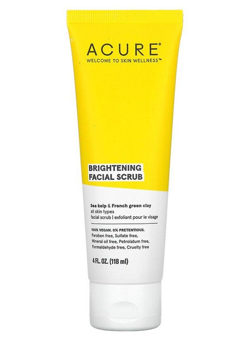 Acure Skin Brightening Facial Scrub 118ml - Image 1