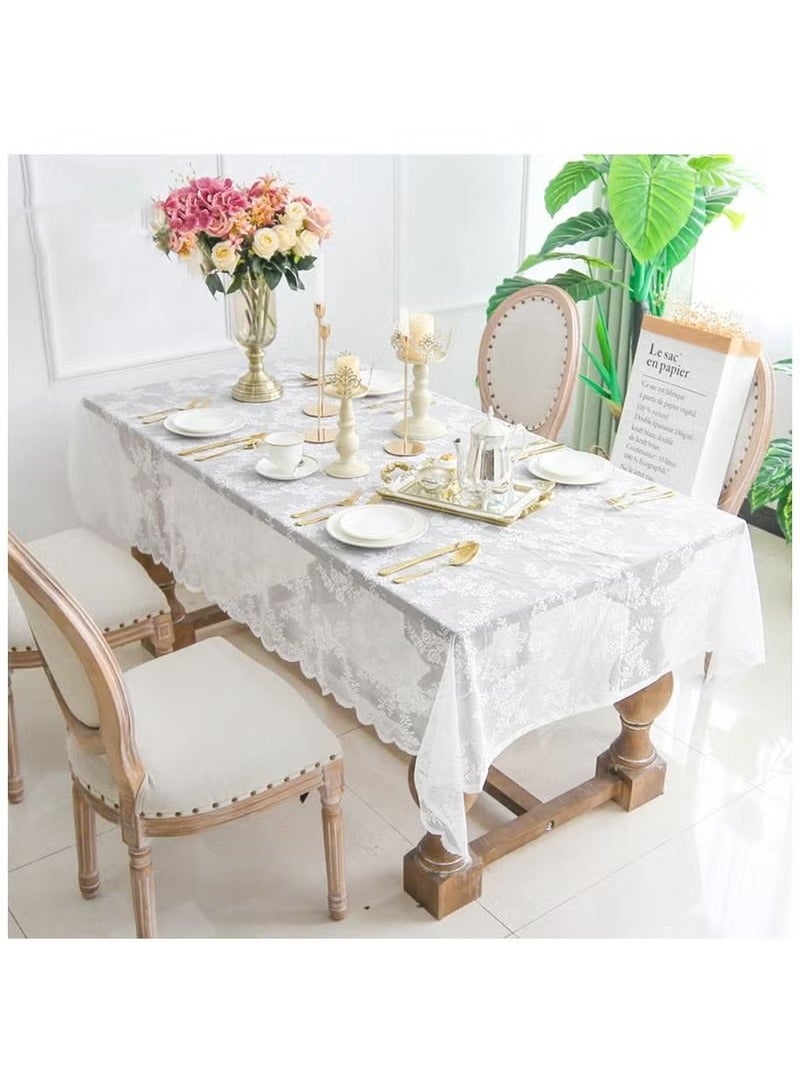 Romantic Pattern Lace Tablecloth Placemat（75*75cm） - Image 1