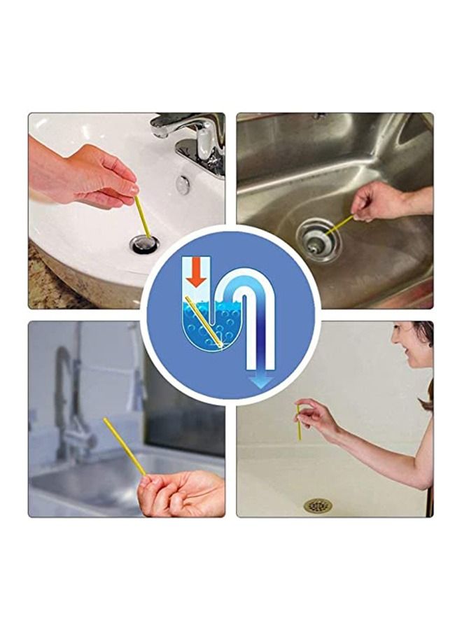 Yameem 12 pcs Drain cleaner sticks Deodorizer Pipe Cleaning Sticks - Image 4