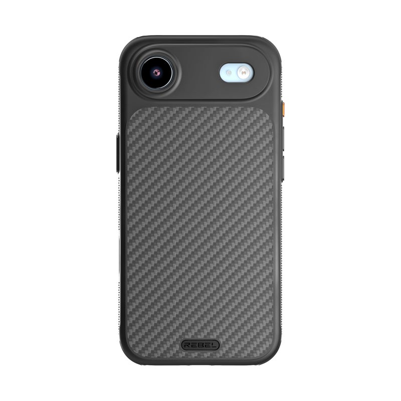 REBEL Case for iPhone Air [GEN7 Aramid Fiber] Strong MagSafe Compatible, Grippy Sides, Shock Resistant, Metal Buttons, Upgraded Camera Button, Protective Design, 6.5 Inch Phone 2025 (Black) - Image 5