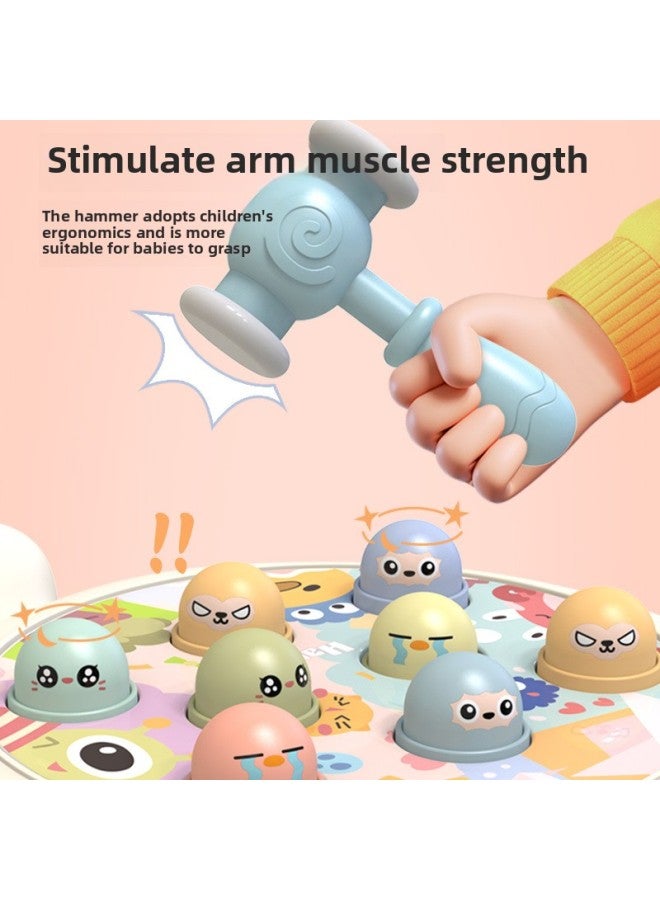 لعبة هامستر بورد للأطفال، لعبة ألغاز طفلة صغيرة من عمر 1-2 سنة 0 آلة ألعاب التعليم المبكر للأولاد التفاعلية 36 لونًا: هامستر على شكل ختم، المواصفات: البطارية: 2 مطرقة + 3 بطارية عادية (أرسل مفك براغي) - Image 4