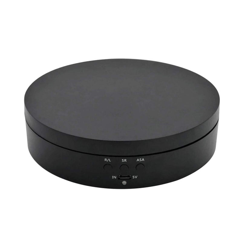 حامل عرض دوار كهربائي بزاوية 360 درجة لعرض المنتجات الفوتوغرافية والمجوهرات والساعات والنماذج ثلاثية الأبعاد والكعك والمقتنيات غير اللامعة