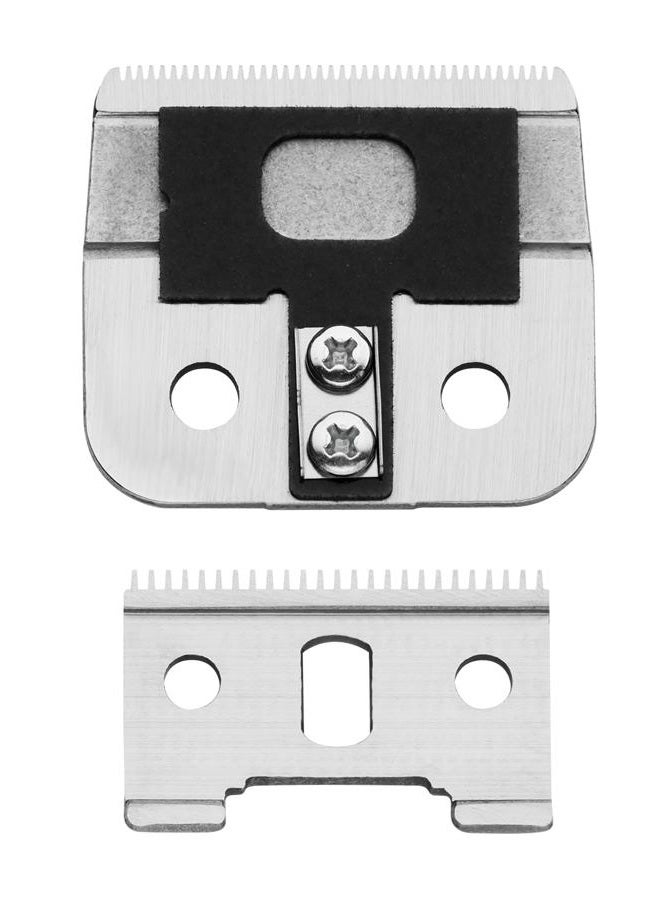 Andis 04604 Outliner II Trimmer Replacement Blade – Made of Stainless and Carbon Steel, Close-Cutting Square Blade, Deep Tooth Blade for Crisp Outlines & Designs - for GO & GTO Trimmers, Silver - Image 3