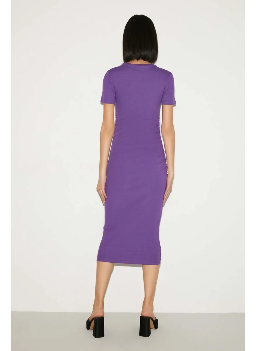 GRIMELANGE Lillian Slim Slim Purple Dress