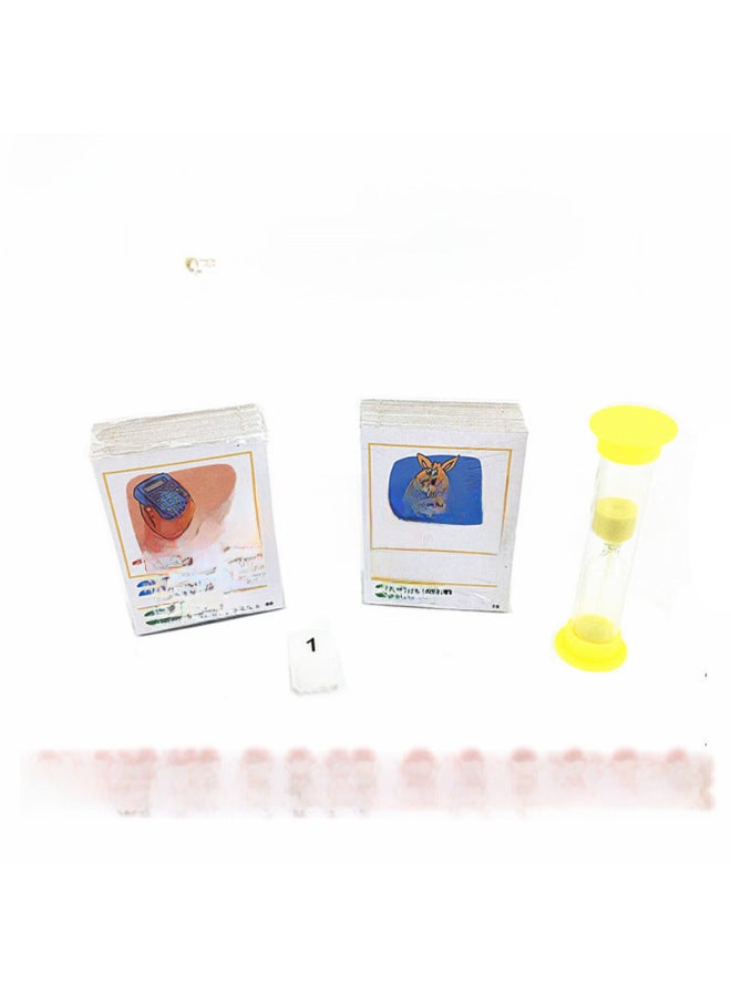 Educational Toys Children's Fun Puzzle Puzzle Watch Gesture Guessing Game Card Charades For Kids-Color:PARTY GAME - Image 5