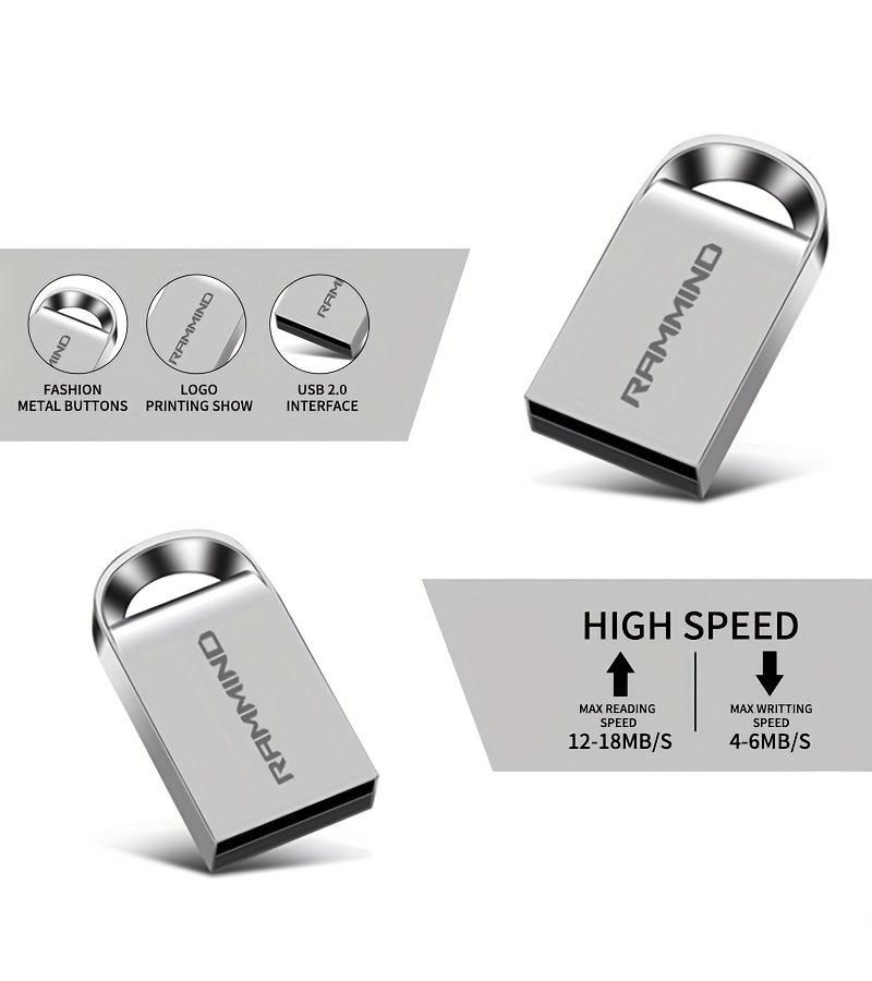 M1 وردي 16 جيجابايت بحجم الإبهام USB 2.0 عالي السرعة فلاش درايف للكمبيوتر الشخصي واللابتوب والتابلت ومشغل السيارة - Image 5