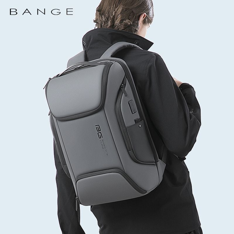 بانجي حقيبة ظهر رجالية للأعمال من BANGE، سعة كبيرة للحاسوب المحمول - Image 2