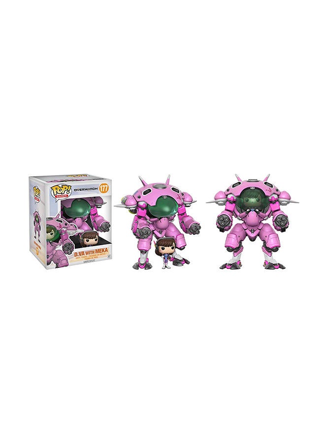 NIBEMINENT Pop! Overwatch - D.VA And Meka Small Vinyl Figure Toy Multicolour 10.16x10.16x15.24cm - Image 1