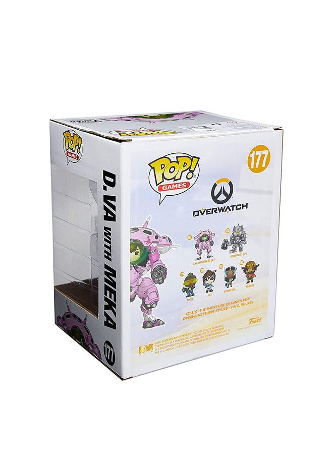 NIBEMINENT Pop! Overwatch - D.VA And Meka Small Vinyl Figure Toy Multicolour 10.16x10.16x15.24cm - Image 5