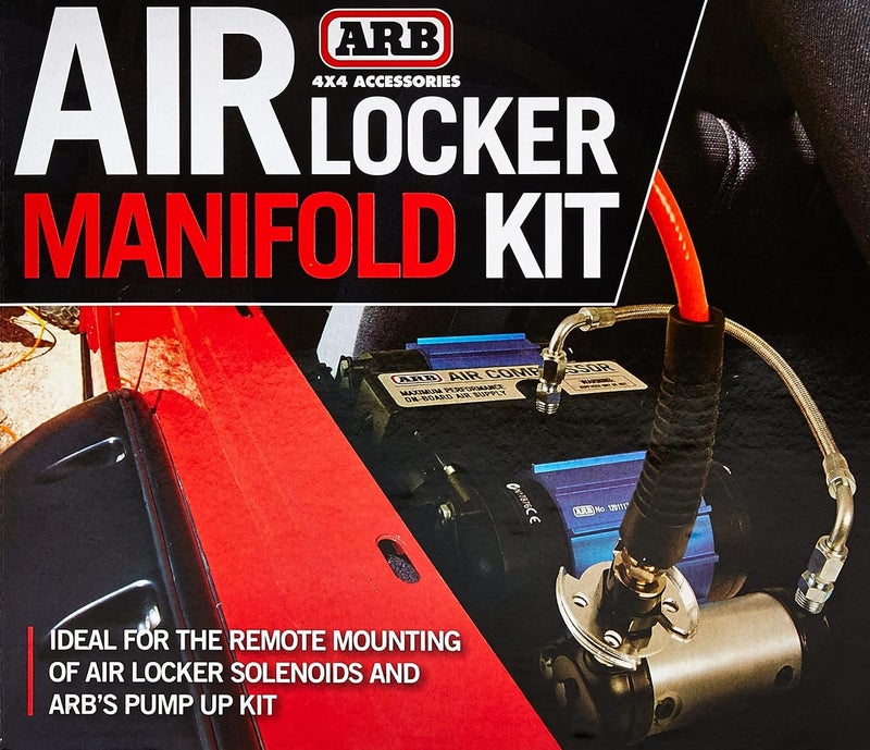 ARB 171503 Air Compressor Manifold Kit for Easy Installation of Two Air Lockers Solenoids on ARB CKMTA12 Air Compressor, Plug and Play Air Hose Kit for Tire Inflation - Image 5