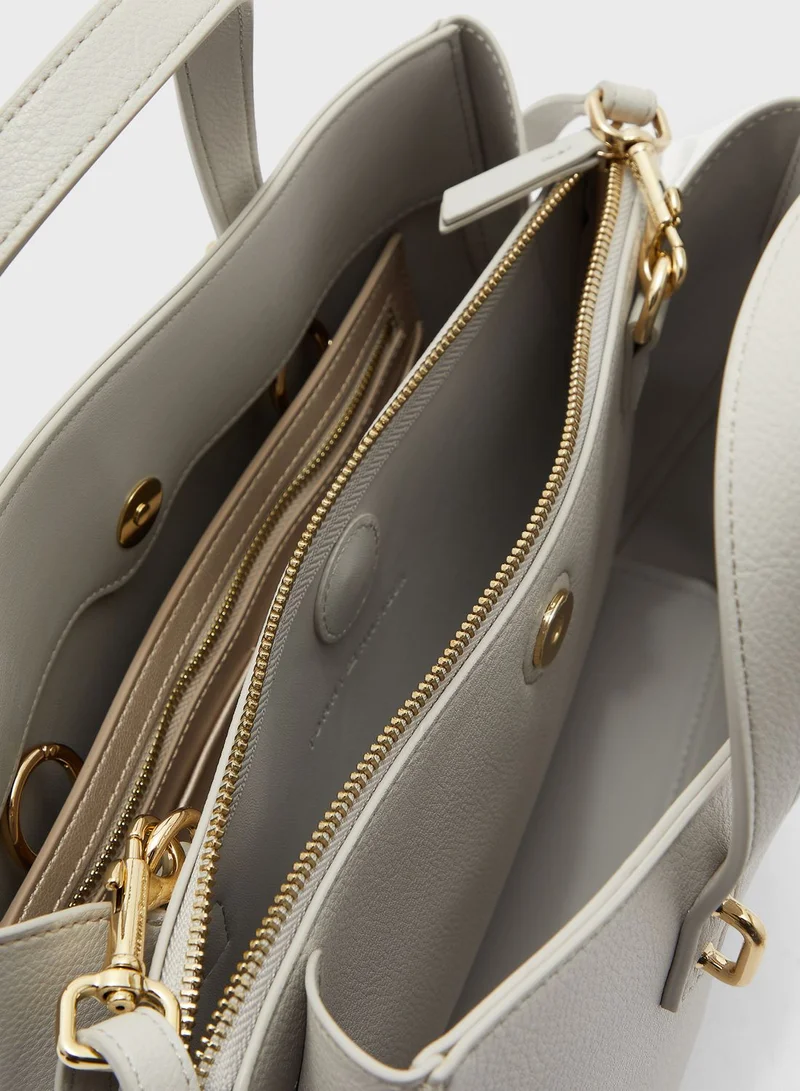 TOMMY HILFIGER Charming Top Handle Medium Work Satchel